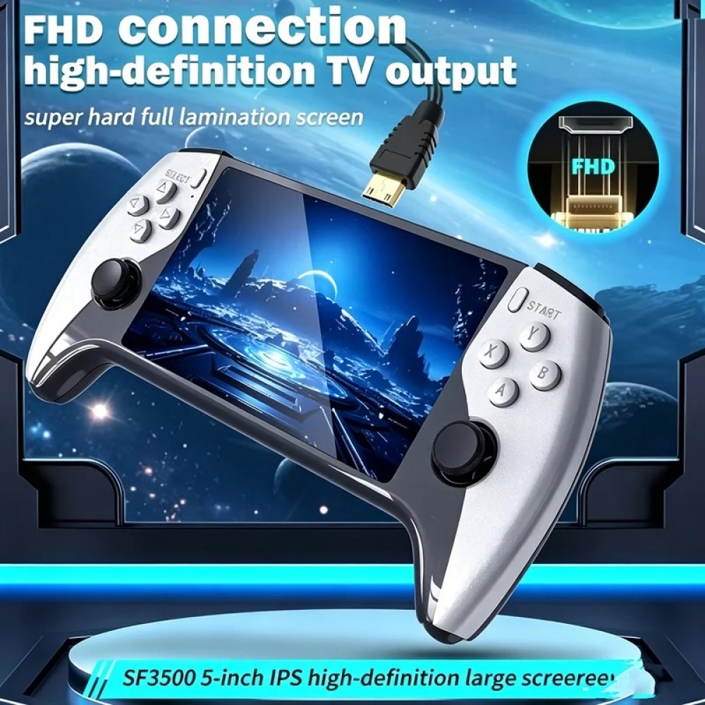 SF3500 5 inch Handheld Game Co - Retro Gaming Console ulasan dan harga