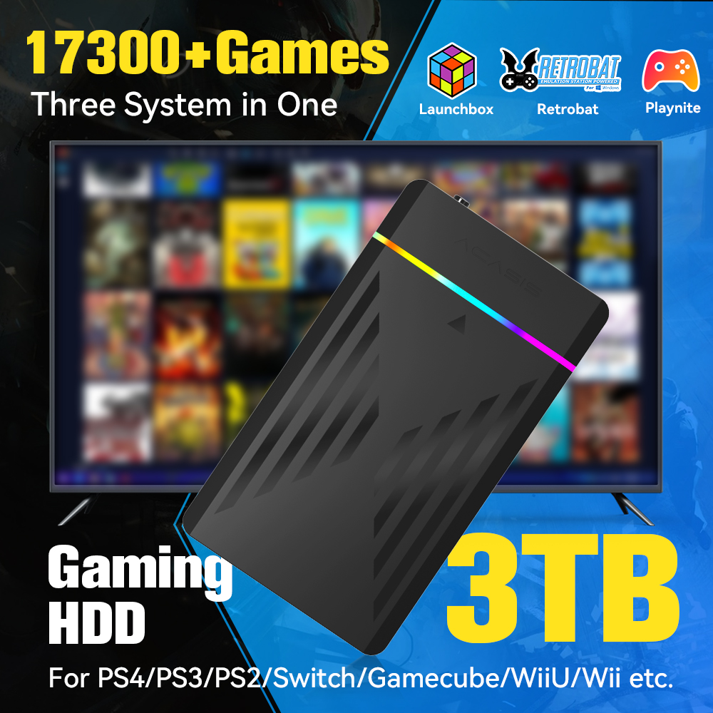 3TB Portable Gaming HDD Launch - Retro Gaming Design ulasan dan harga