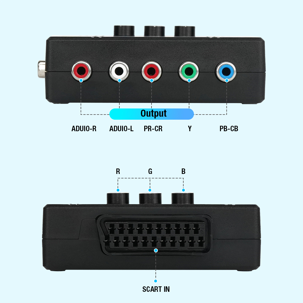 RGBS VGA to YPBPR Component Co - Retro Gaming Room ulasan dan harga