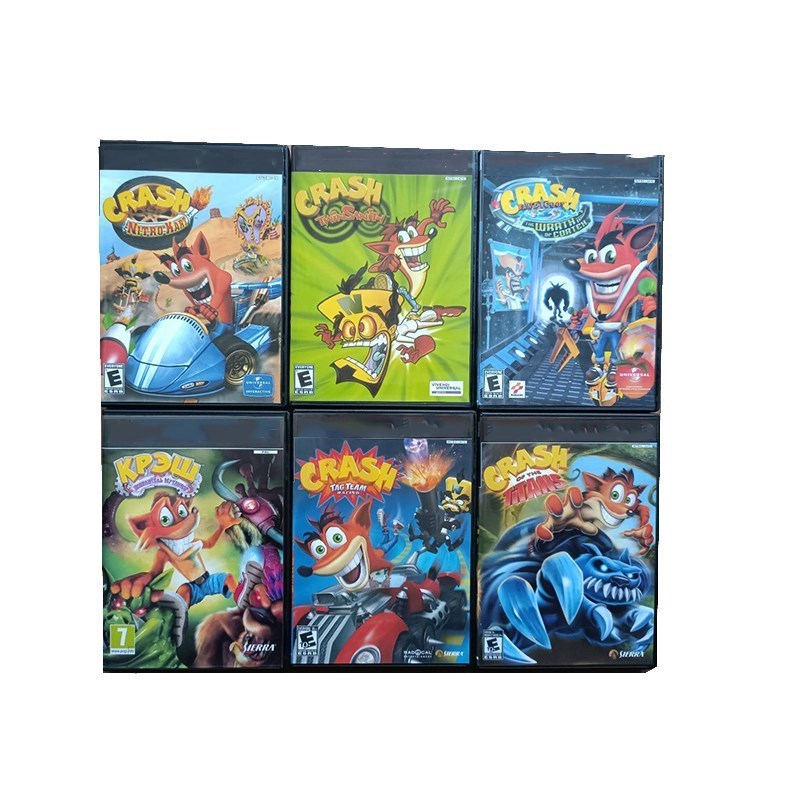 PS2 Copy Game Disc Crash Bandi - Retro Gaming Console ulasan dan harga